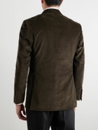 Kingsman - Slim-Fit Cotton-Blend Corduroy Blazer - Brown