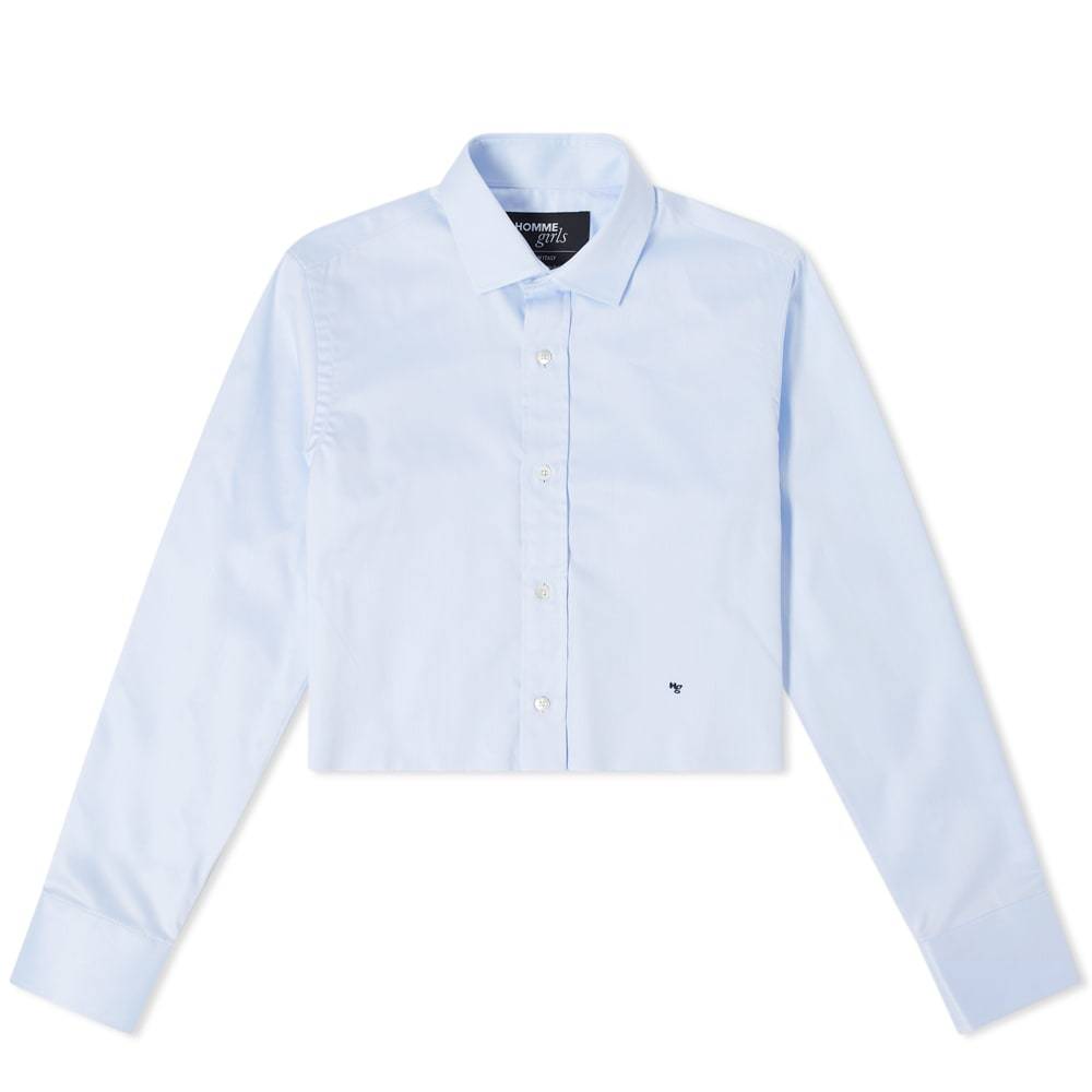 Hommegirls Cropped Button Up Shirt