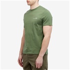 A.P.C. Men's Item Logo T-Shirt in Grey Green