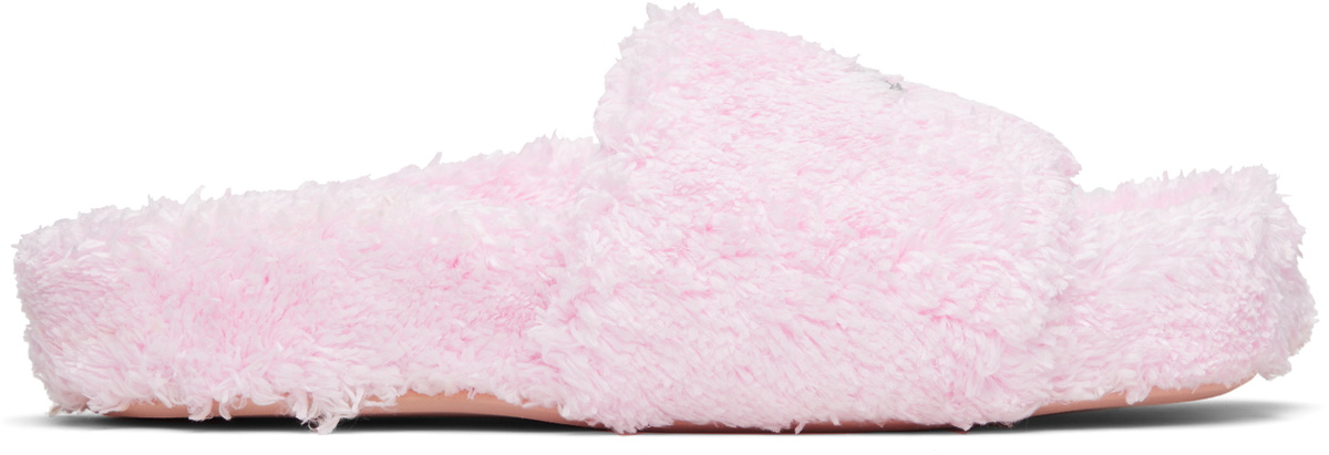 MM6 Maison Margiela Pink Spugna Vichy Sandals