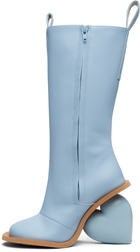 YUME YUME SSENSE Exclusive Blue Love Tall Boots