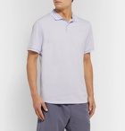 Nike Tennis - NikeCourt Advantage Cotton-Blend Dri-FIT Tennis Polo Shirt - Lilac