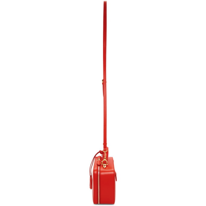 Mark Cross Red Baby Laura Bag