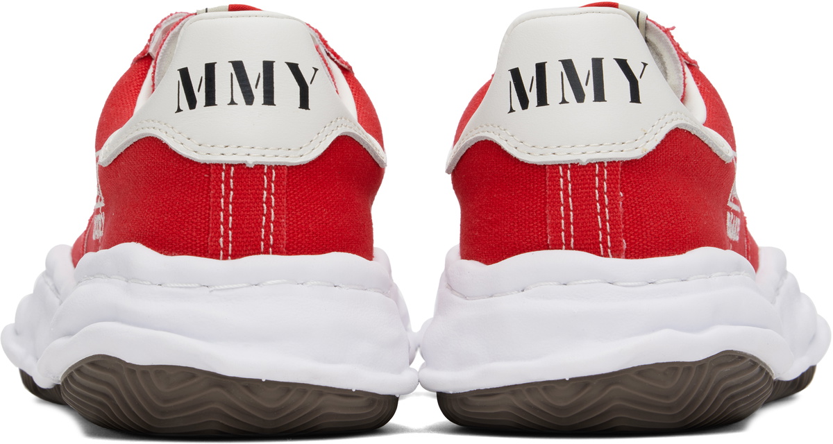 Maison MIHARA YASUHIRO Red Blakey OG Sole Canvas Low-Top