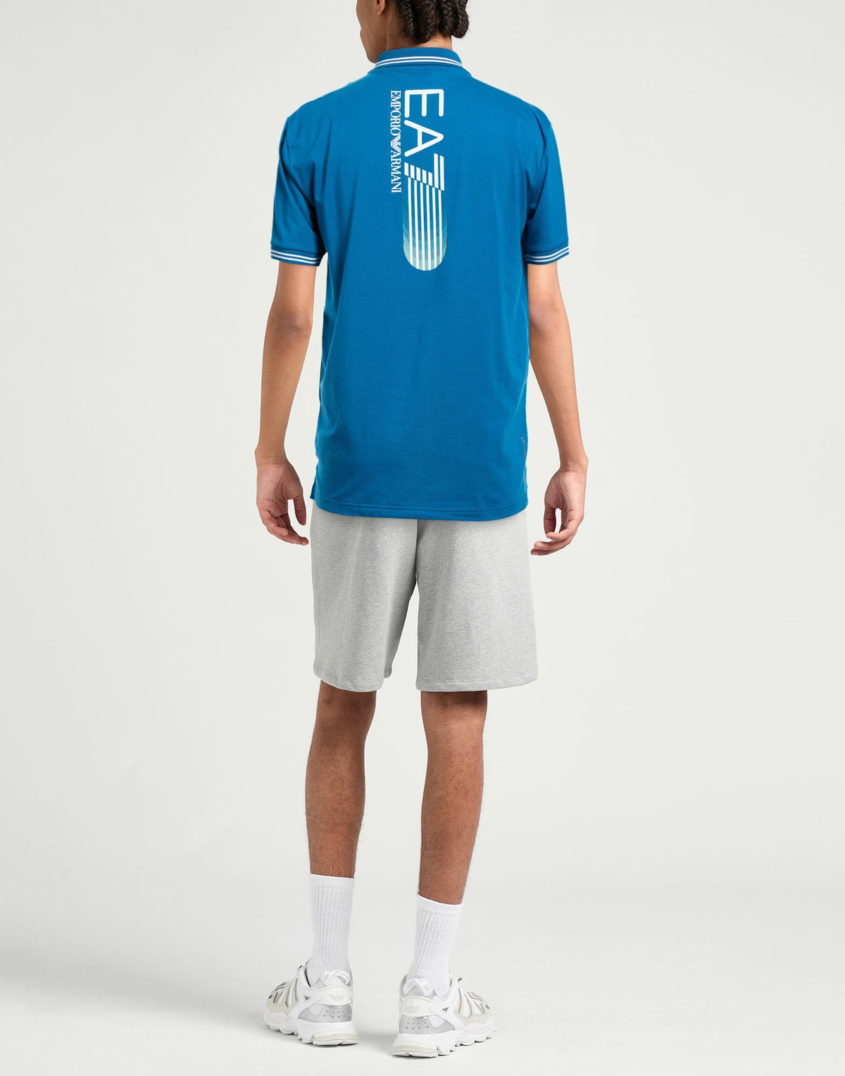 Ea7 Mens Polo shirt Azure