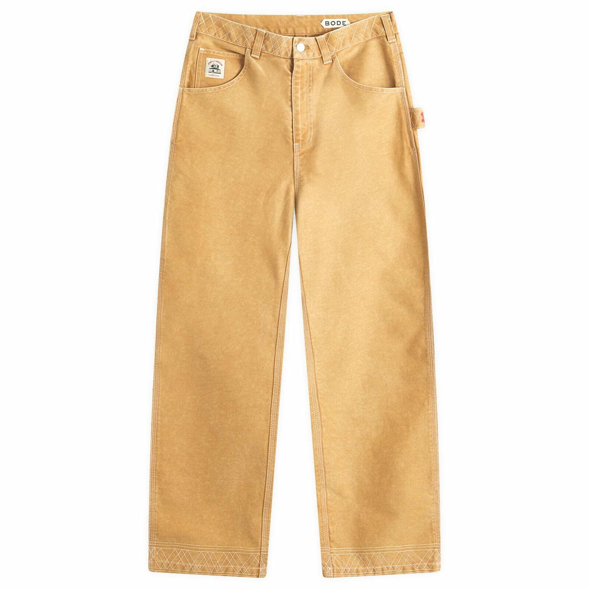 Denim Embroidered Knolly Brook Trousers