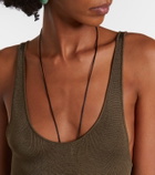 The Frankie Shop Ilya cotton-trimmed maxi dress