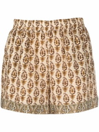 GOLDHAWK - Printed Drawstring Shorts
