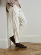 Castañer - Parker Collapsible-Heel Suede Loafers - Brown