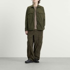 Stone Island Men's Ghost Nylon Smerigliato Shirt Jacket in Military Green