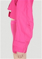 La Parka Fresa Cropped Jacket in Pink