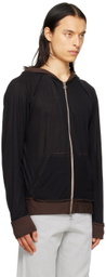 Edward Cuming Black & Brown Naked Hoodie