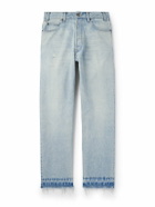 CELINE - Wesley Straight-Leg Distressed Jeans - Blue