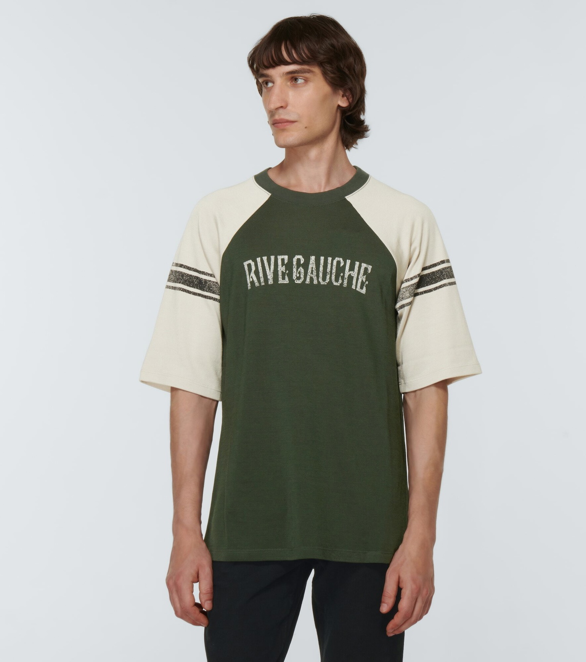 Saint Laurent - Rive Gauche jersey T-shirt Saint Laurent