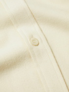 Sunspel - Button-Down Collar Brushed Cotton-Flannel Shirt - Neutrals