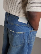 ssstein - Straight-Leg Denim Shorts - Blue