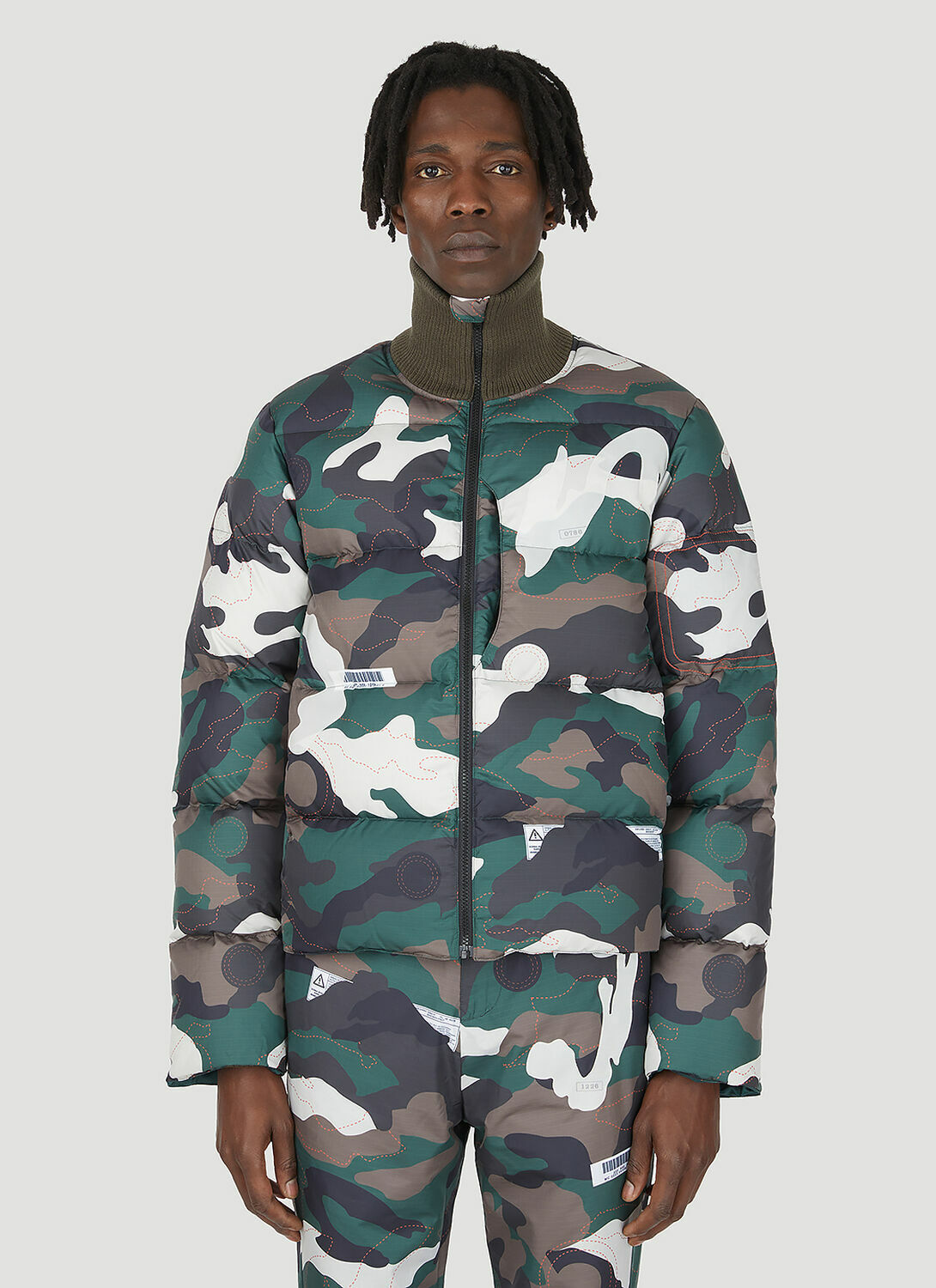 KANGHYUK Airbag Patched Down Jacket Kanghyuk