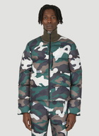 KANGHYUK Airbag Patched Down Jacket