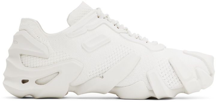 Photo: Bottega Veneta White Flex Sneakers