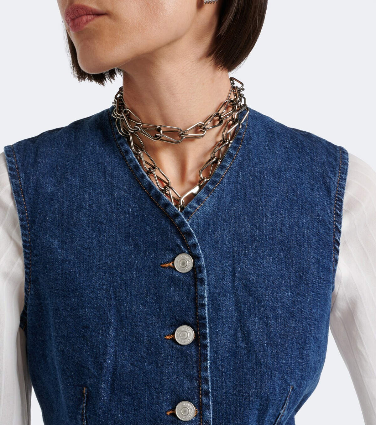 7 For All Mankind Lady denim vest