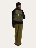 Ferragamo Mens Utility backpack with Hug buckles in Green