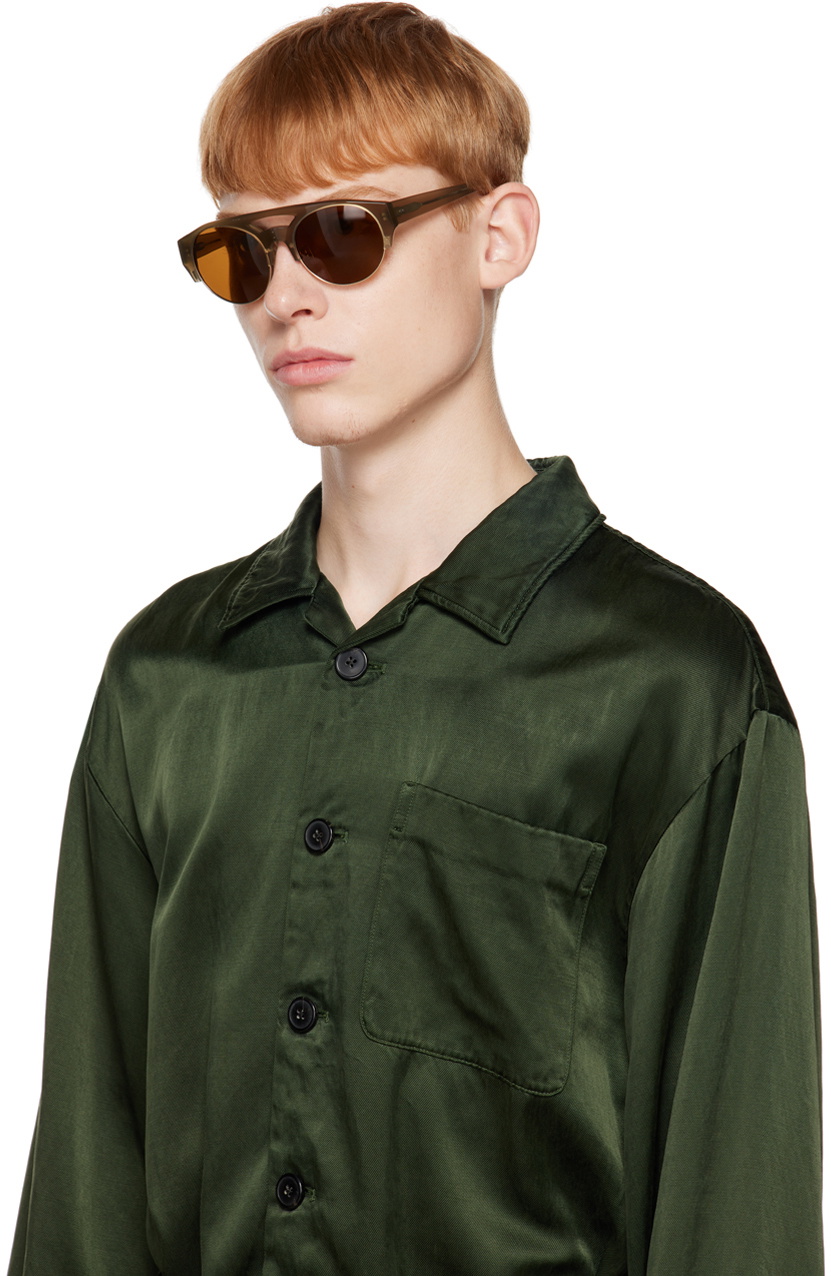 Lunettes De Soleil Dries Van Noten By Linda Farrow Modèle DVN79 Noir - Neuf étiqueté