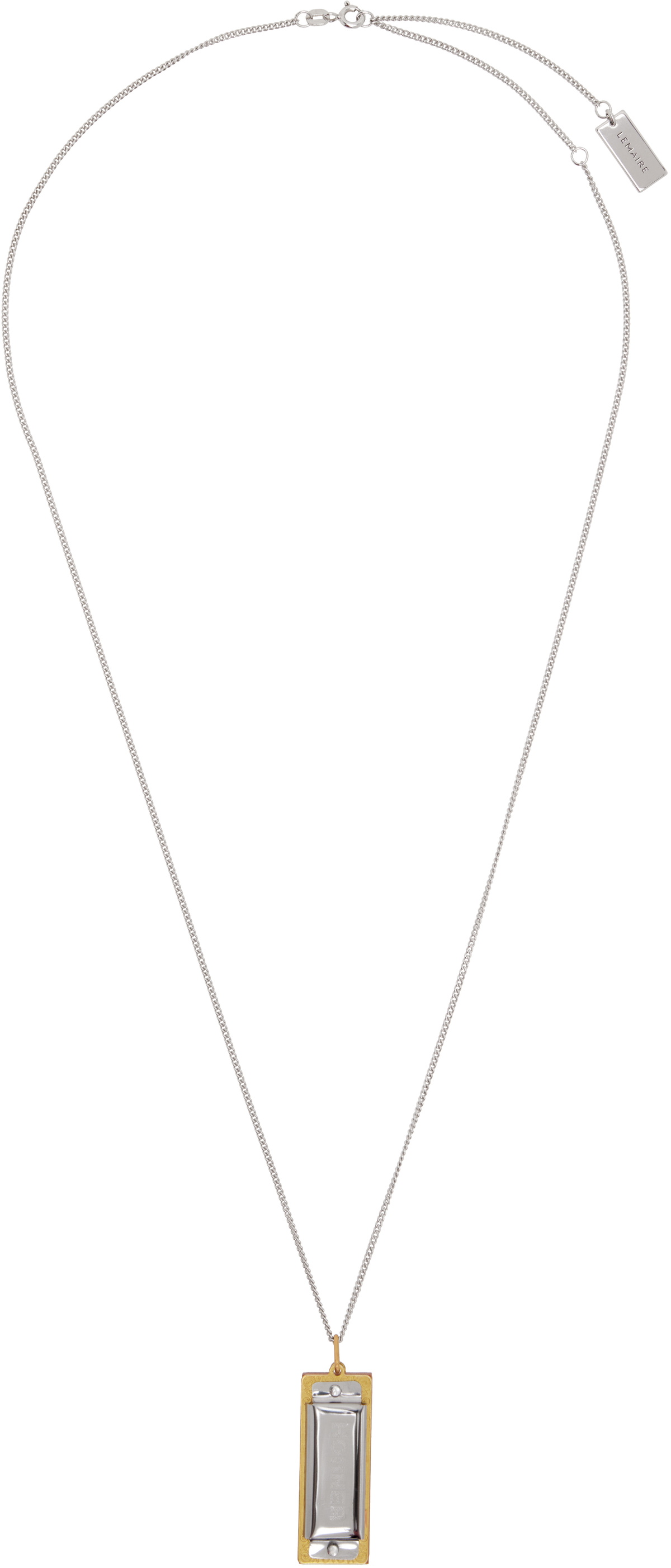【LEMAIRE / ルメール】MAGLITE CHAIN NECKLACE Lemaire Maglite Chain Necklace - Silver | Garmentory