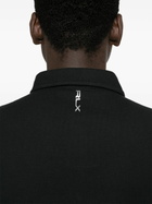 RLX Ralph Lauren Black Logo-Print Polo Shirt