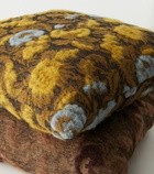 The House of Lyria Areca embroidered floral cushion