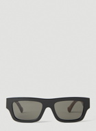 Gucci - Rectangular Sunglasses in Brown