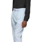 3.1 Phillip Lim Blue Relaxed Pleated Trousers