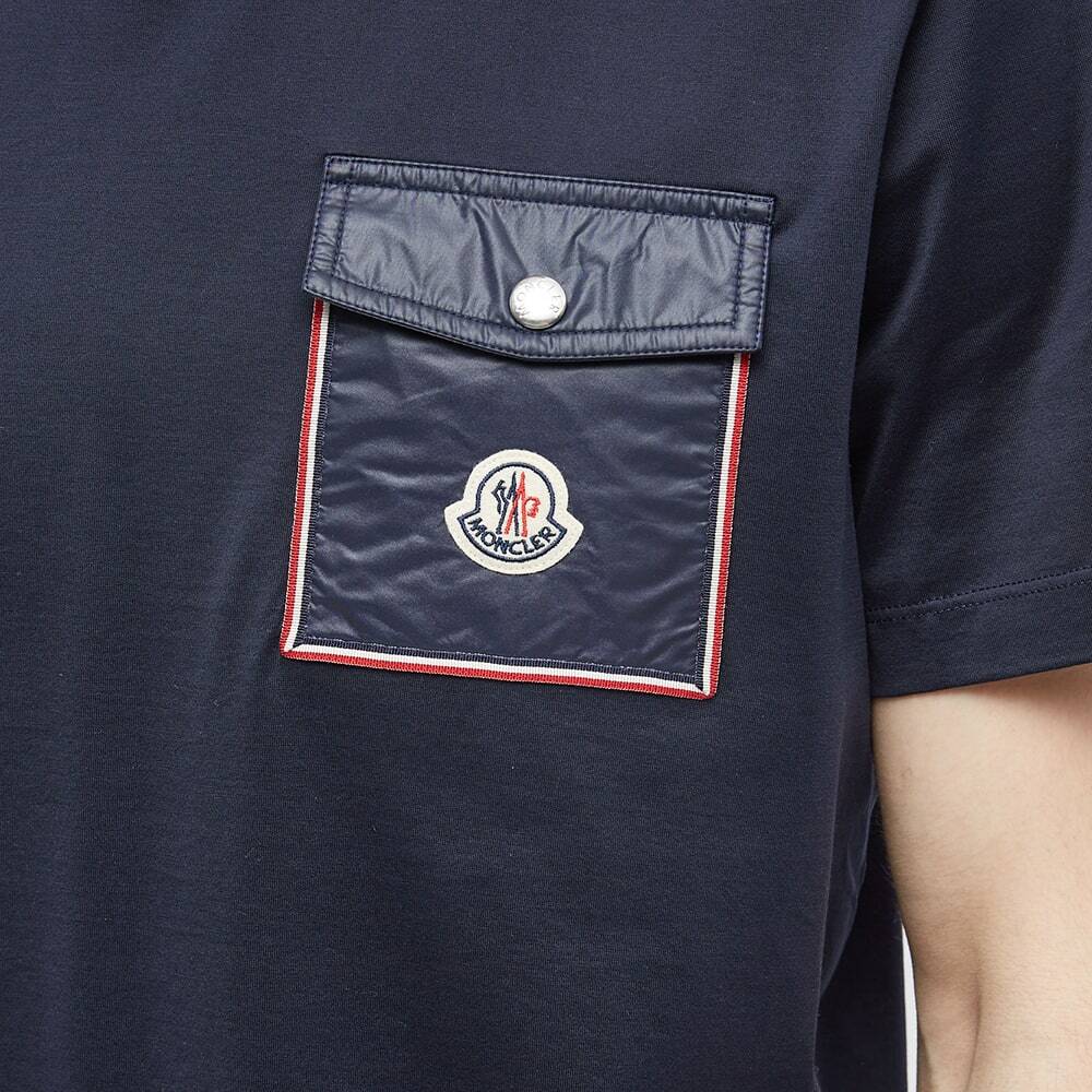 Moncler Men's Pocket T-Shirt in Navy Moncler