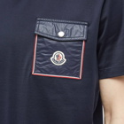 Moncler Men's Pocket T-Shirt in Navy