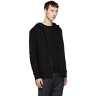 Hugo Black Deech Zip-Up Hoodie