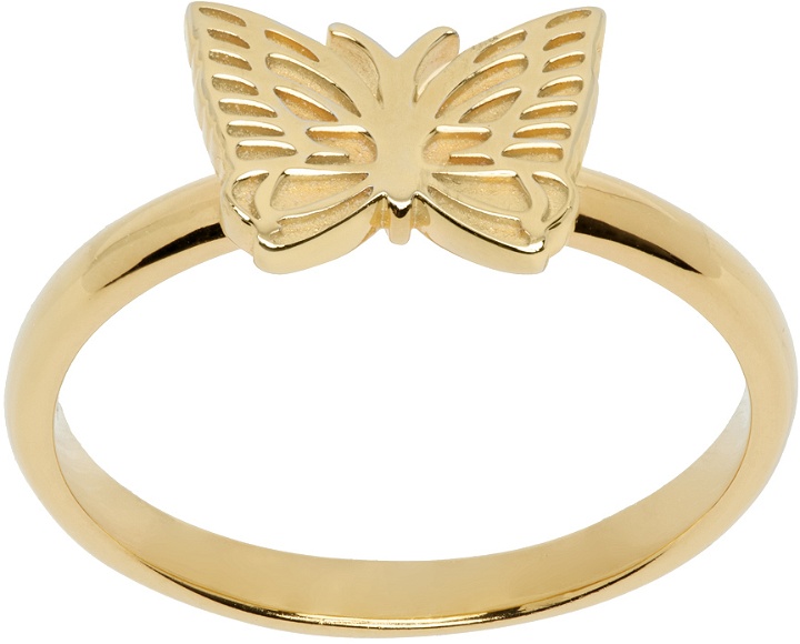 Photo: NEEDLES Gold Papillon Ring