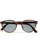 Persol - Round-Frame Tortoiseshell Acetate and Gold-Tone Sunglasses
