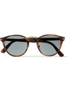 Persol - Round-Frame Tortoiseshell Acetate and Gold-Tone Sunglasses