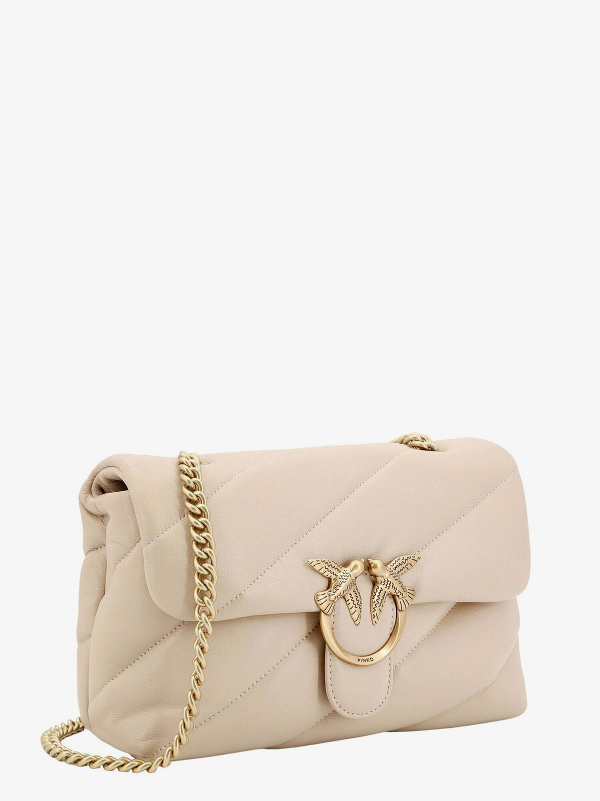 Pinko Beige Shoulder Bag Womens Pinko