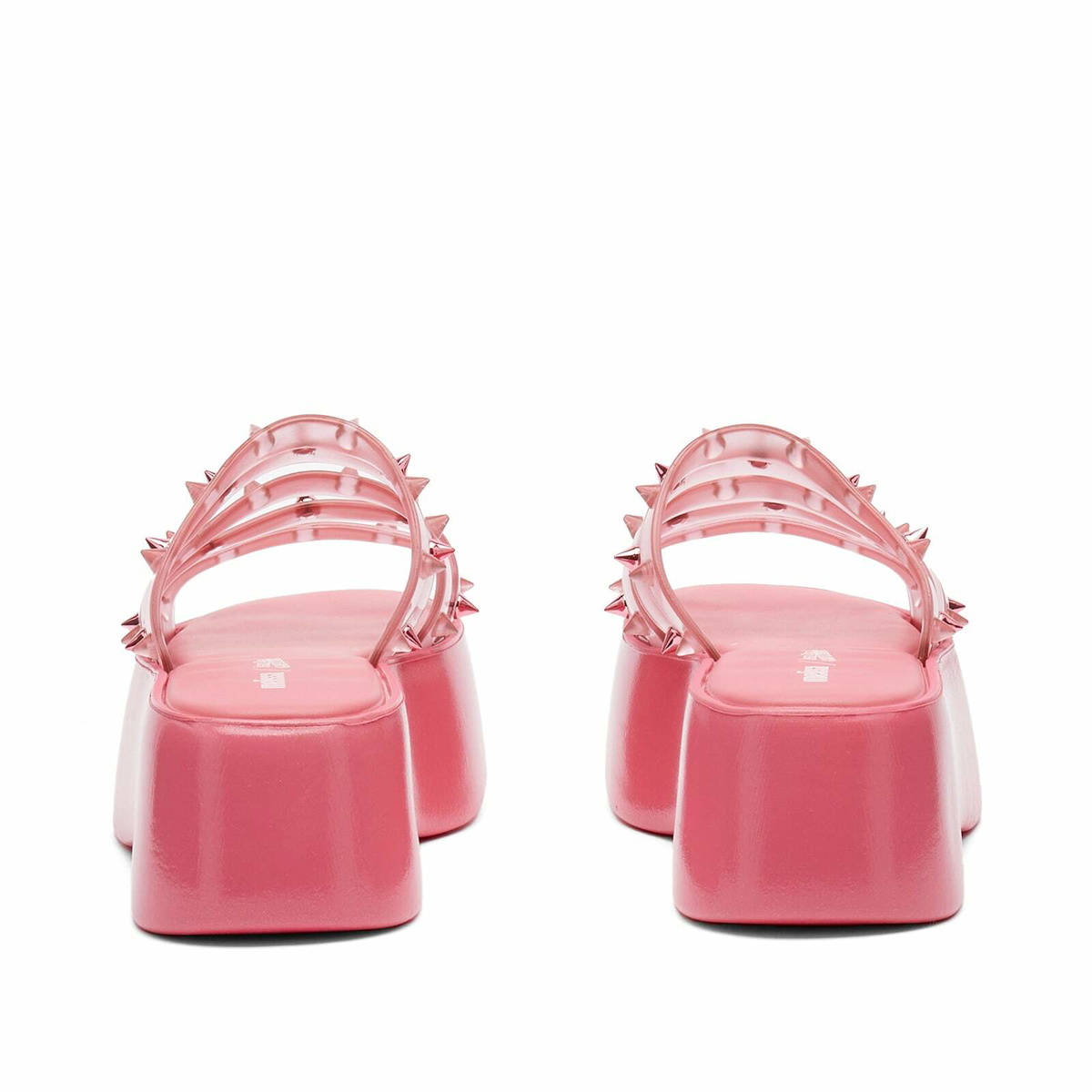 Melissa Jean Paul Gaultier サンダル　37 ピンク x Melissa Becky Punk platform slides in pink - Jean Paul