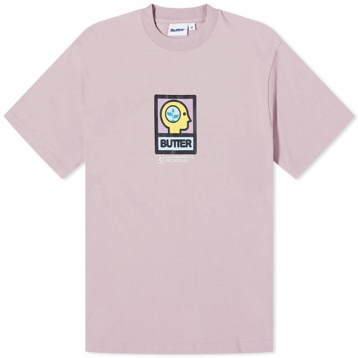 Photo: Butter Goods Men's Environmental T-Shirt in Washed Berry