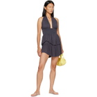 Gimaguas Gray Sari Miniskirt