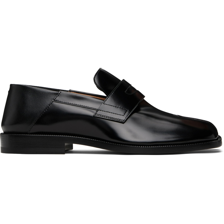 Photo: Maison Margiela Black Tabi Silp-on Loafers
