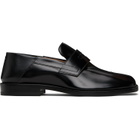Maison Margiela Black Tabi Silp-on Loafers