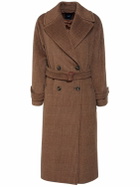 WEEKEND MAX MARA Garbo Prince Of Wales Belted Long Coat