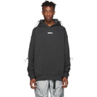 C2H4 Grey 3M Bandwidth Cords Hoodie