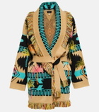 Alanui - Wool jacquard cardigan