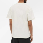 JW Anderson Men's Slime Logo Classic T-Shirt in Off White/Green