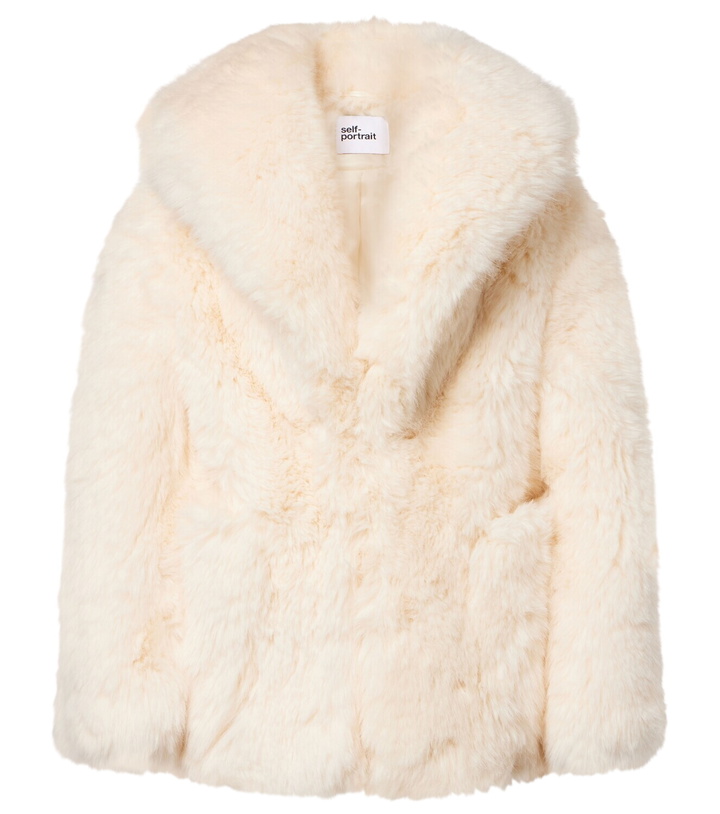Photo: Self-Portrait Plush jacket