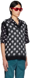 Marni Black Polka Dot Vest