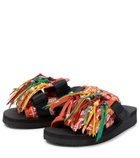 Alanui - x Suicoke Moto fringed sandals